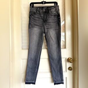 Judy Blue Skinny Fit Womens 9/29 Distressed Black Comfort‎ Stretch Jeans